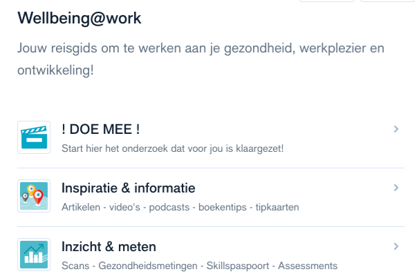 Johan Wellbeing platform